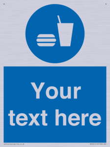 Custom mandatory eat and drink